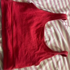 American Eagle Outfitters Bold Red Tank Top